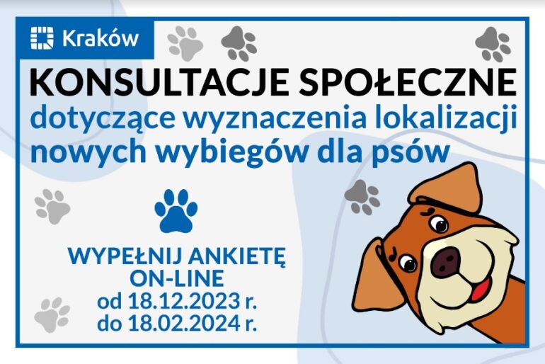 Jasne tło, pies, tekst