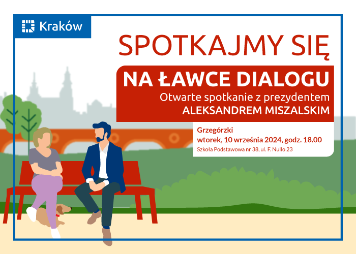 Ławka dialogu tym razem na Grzegórzkach