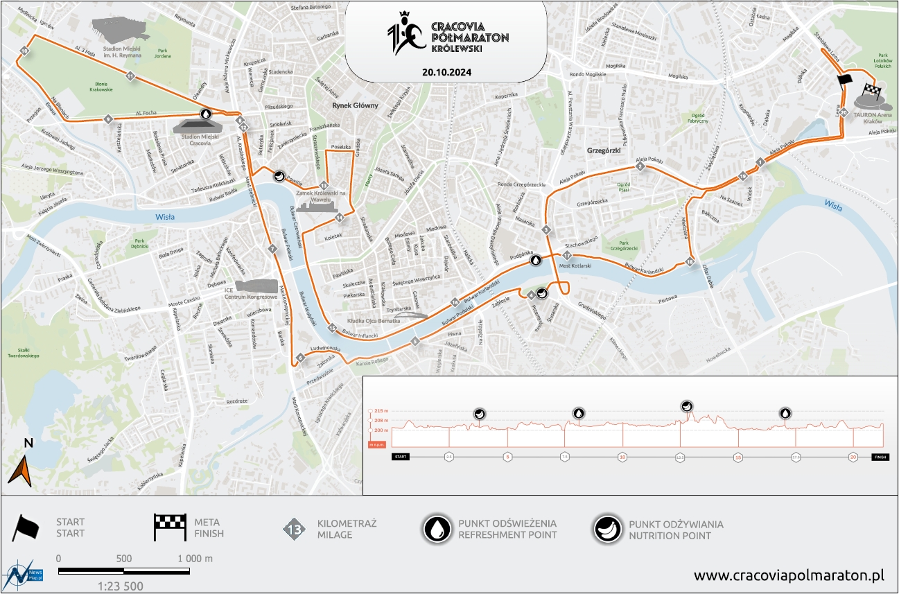 Utrudnienia podczas organizacji 10.Cracovia Półmaraton Królewski